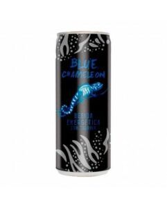 lata de bebida energetica blue chameleon