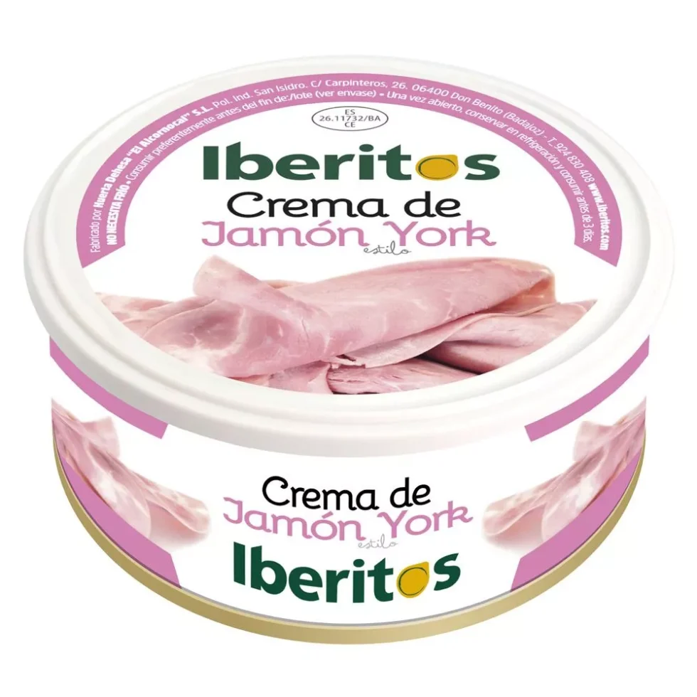 crema de jamon de york en lata de la marca iberitos