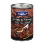 una lata de ensalada de pimientos del piquillo de marca diamir