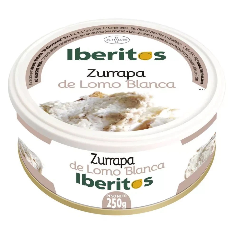zurrapa blanca de lomo marca iberitos