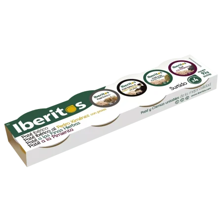 surtido de pates de marca iberitos
