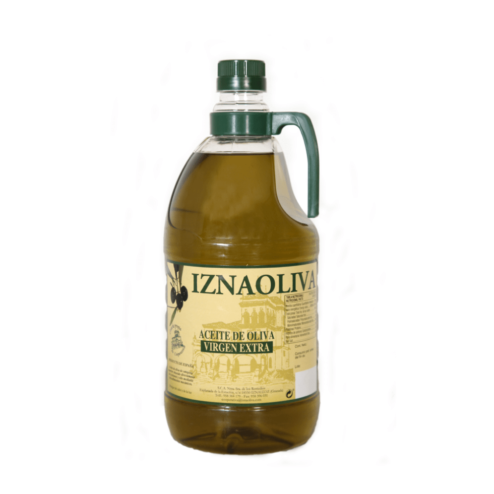 botella de aceite de oliva virgen extra iznaoliva