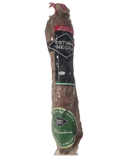 un chorizo iberico extra de velo estirpe negra