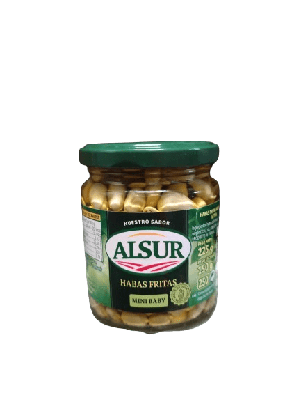 tarro de cristal de habas fritas mini baby de tamaño y sabor exquisito