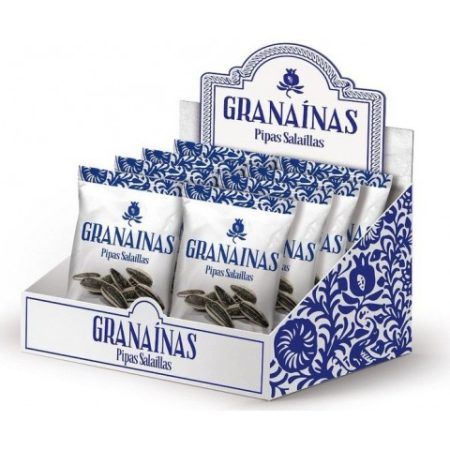pipas granainas con sal, estuche con 10 unidades
