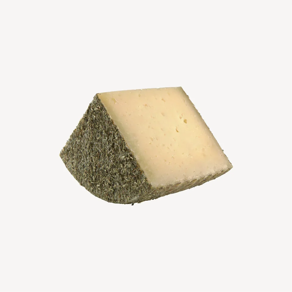queso a las finas hierbas curado de oveja