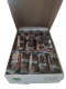 platanitos de cacao sin azúcar rellenos de crema