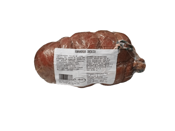 Pieza de sobrasada ibérica artesana de la marca coloryn