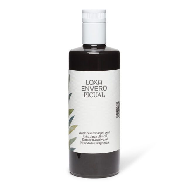 aceite de oliva virgen extra de variedad picual, procedente de Loja granada