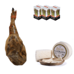 lote de navidad con jamon, queso y esparragos un lote perfecto para regalar