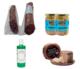Cesta de navidad compuesta por embutidos ibericos, bonito del norte, queso de oveja envejecido en manteca y aceite de oliva ecologico